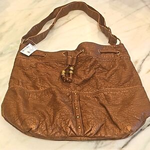 Aeropostale NWT purse brown faux leather